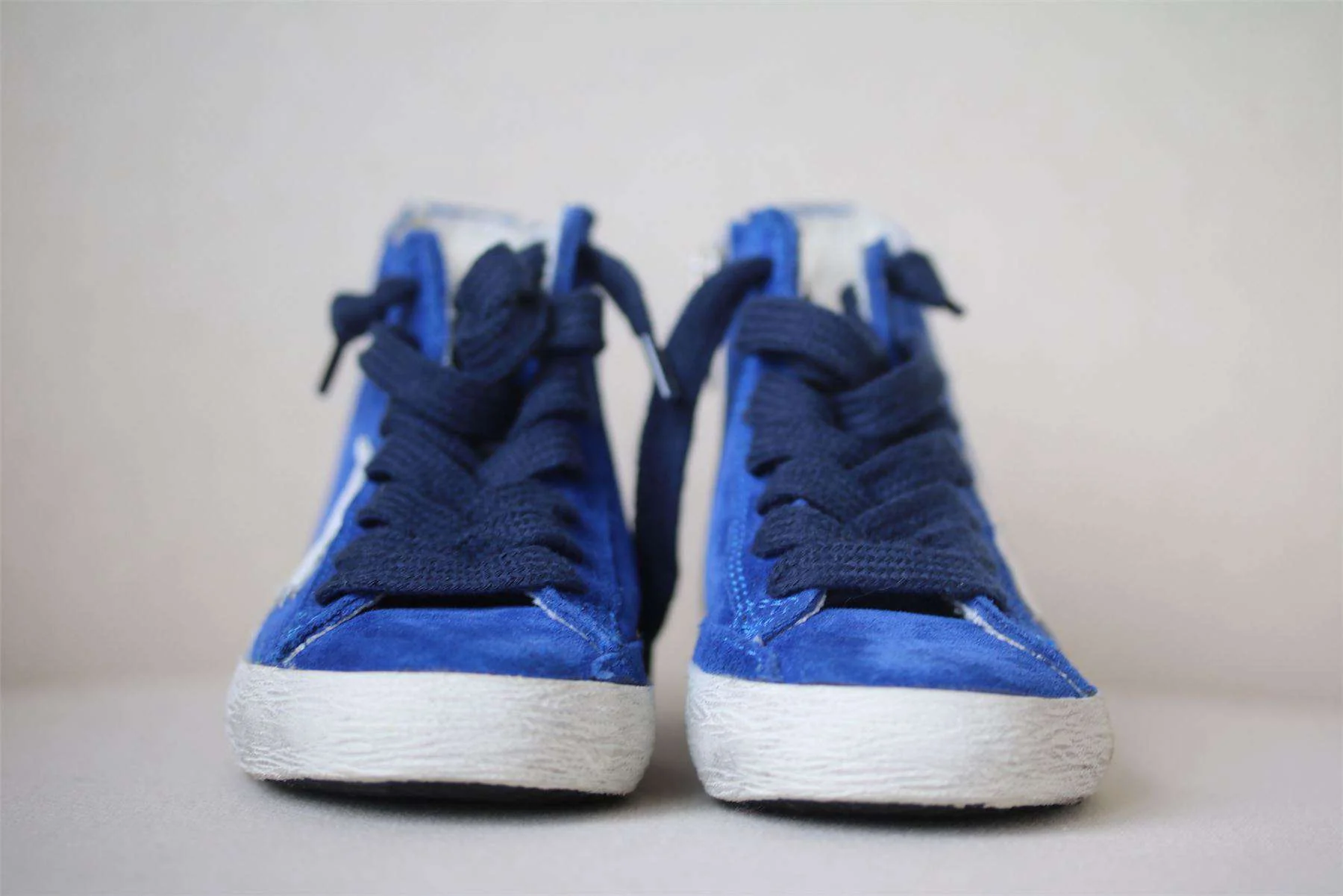 GOLDEN GOOSE DELUXE BRAND FOR BONPOINT BLUE SNEAKERS EU 23 UK 6.5 - Image 2