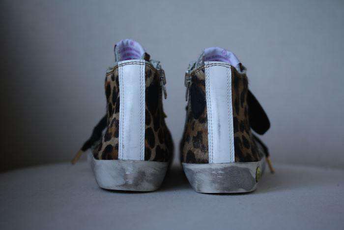 GOLDEN GOOSE DELUXE BRAND KIDS FRANCY LEOPARD TRAINERS EU 28 UK 10 - Image 3