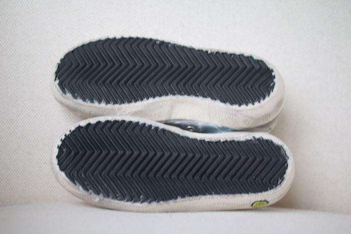 GOLDEN GOOSE DELUXE BRAND KIDS SILVER TRAINERS EU 26 UK 8.5 - Image 4