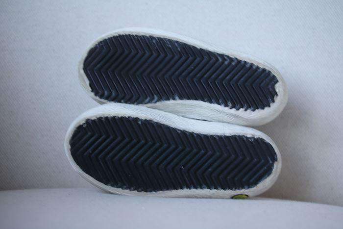 GOLDEN GOOSE DELUXE BRAND KIDS SILVER ZEBRA TRAINERS EU 24 UK 7 - Image 4