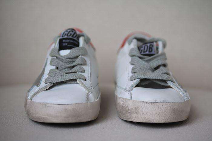 GOLDEN GOOSE DELUXE BRAND KIDS WHITE TRAINERS EU 26 UK 8.5 - Image 2