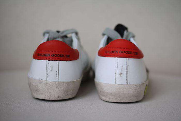 GOLDEN GOOSE DELUXE BRAND KIDS WHITE TRAINERS EU 26 UK 8.5 - Image 3