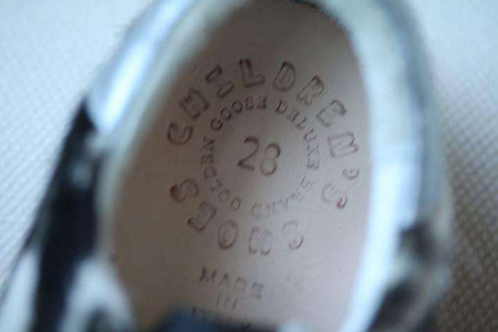 GOLDEN GOOSE DELUXE BRAND KIDS ZEBRA TRAINERS EU 28 UK 10 - Image 5