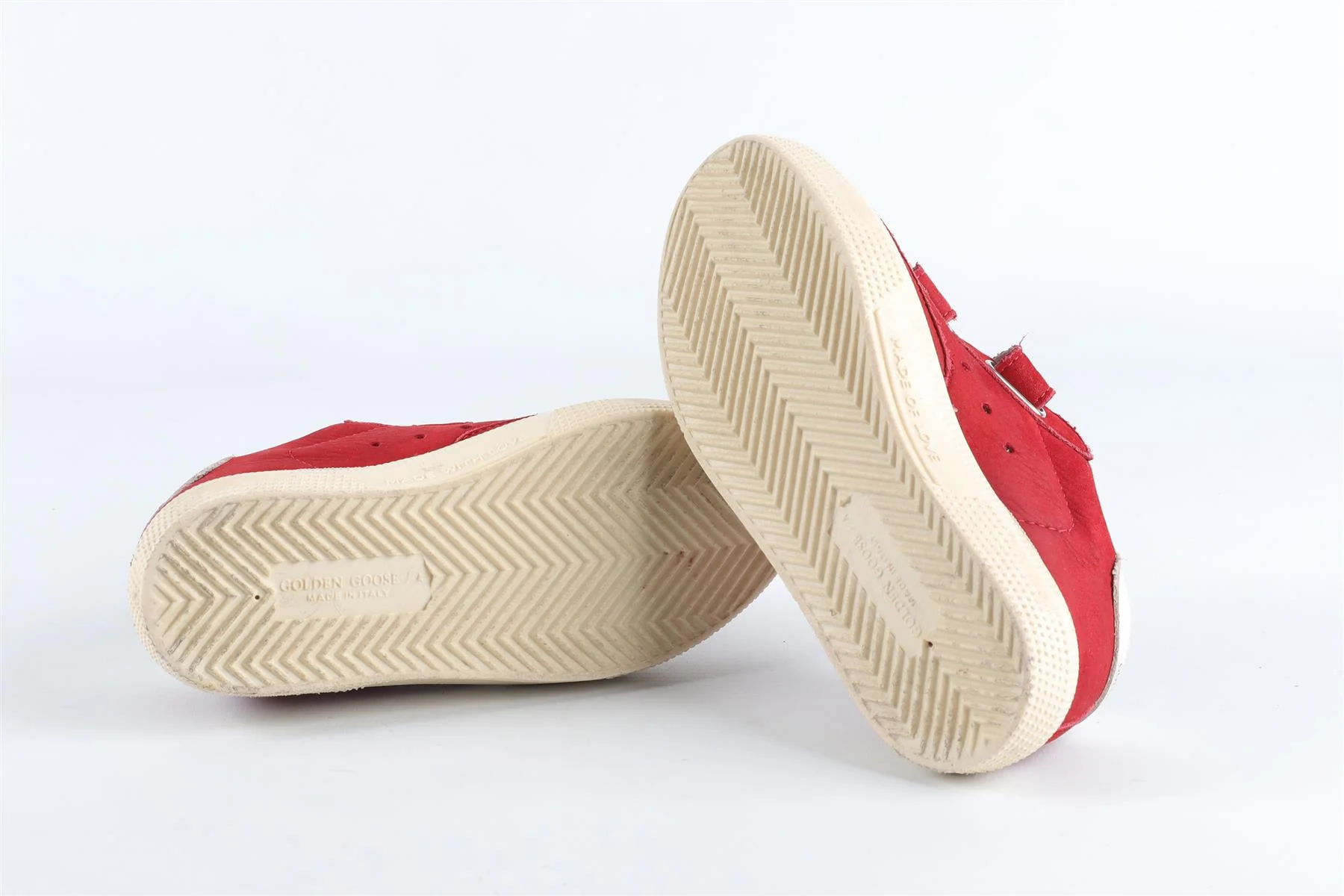 GOLDEN GOOSE DELUXE BRAND RED KIDS GIRLS SNEAKERS EU 27 UK 9 US 10 - Image 6