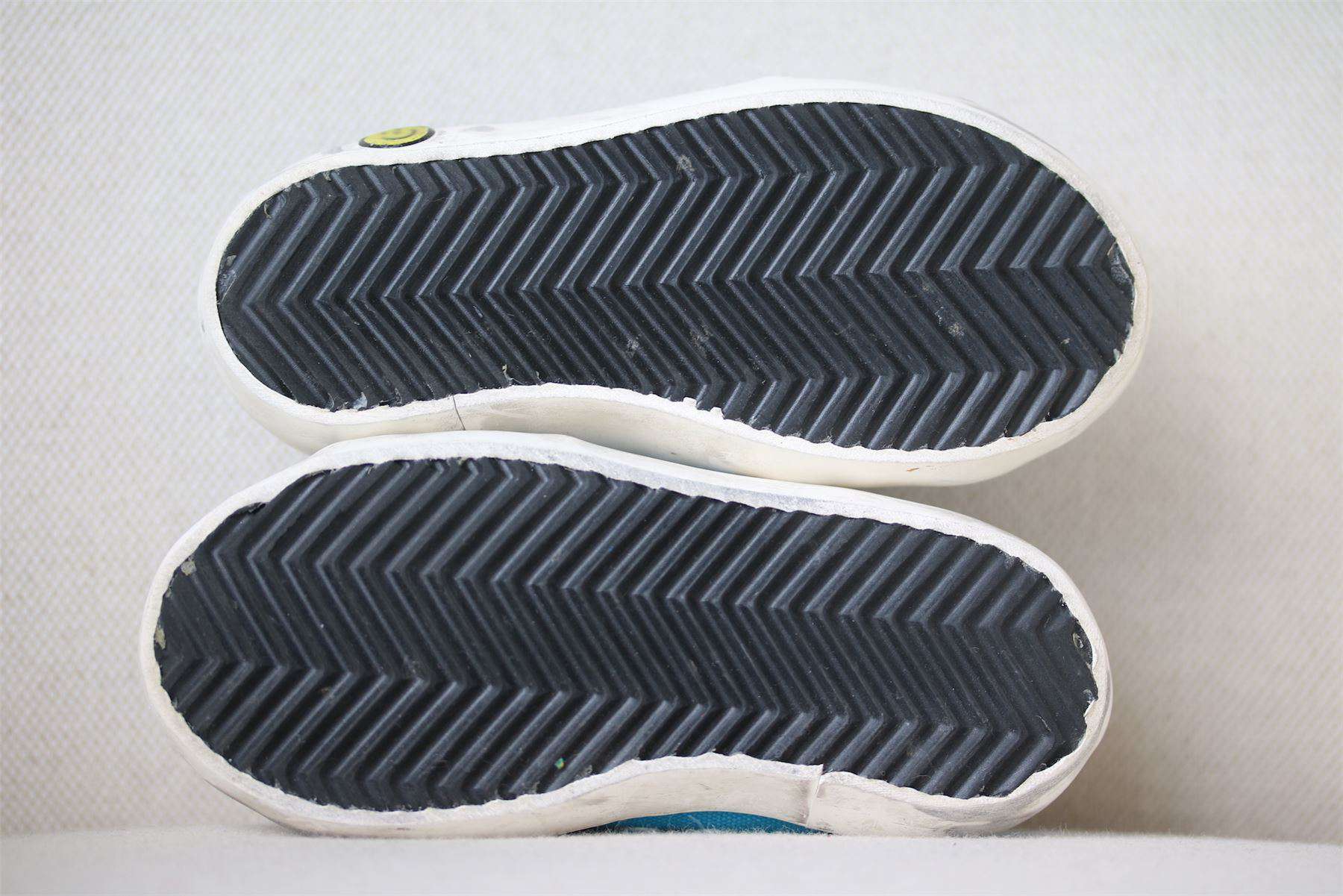 GOLDEN GOOSE DELUXE BRAND SUPERSTAR BLUE SNEAKERS EU 23 UK 6 - Image 4