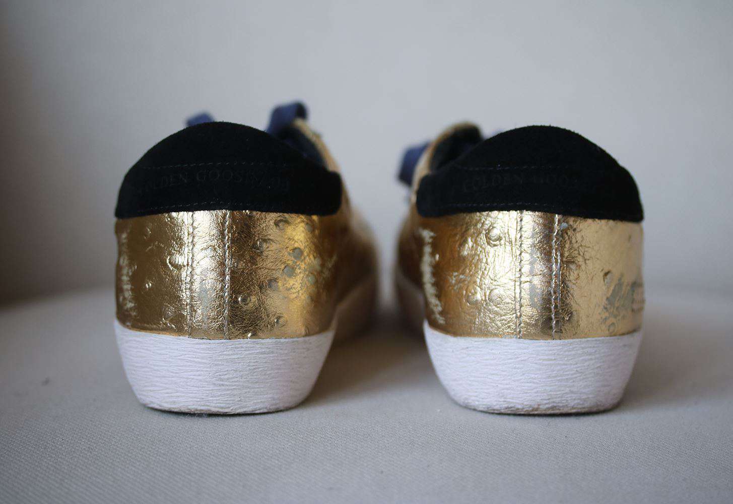 GOLDEN GOOSE DELUXE BRAND SUPERSTAR DISTRESSED LEATHER SNEAKERS EU 39 UK 6 US 9 - Image 4