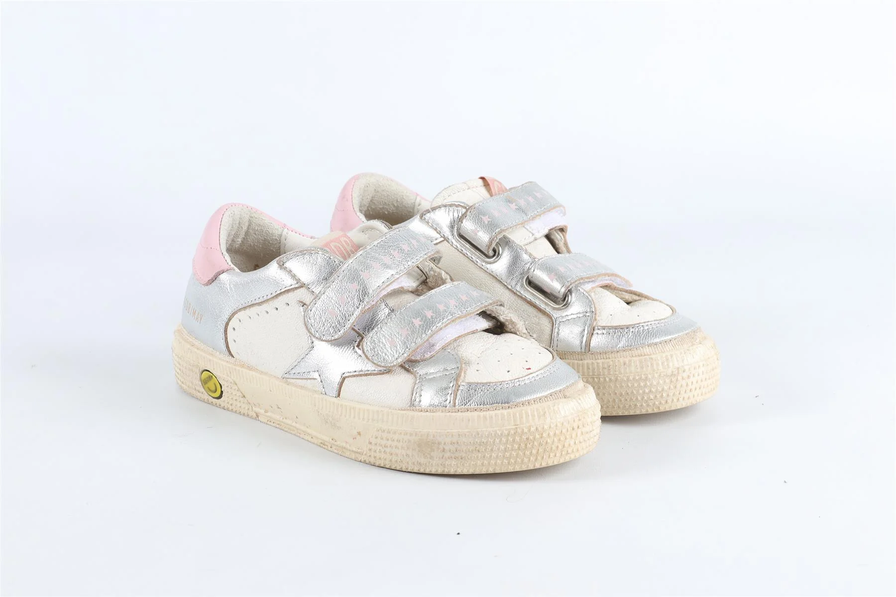 GOLDEN GOOSE DELUXE BRAND WHITE KIDS GIRLS SNEAKERS EU 27 UK 9 US 10 - Image 2