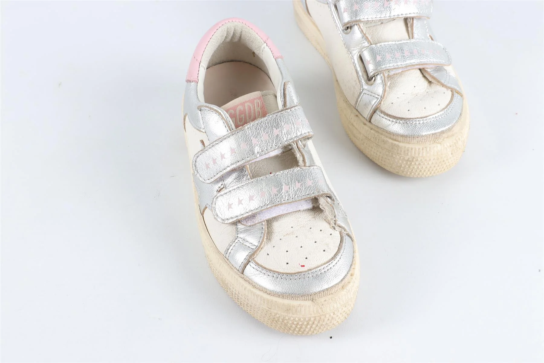 GOLDEN GOOSE DELUXE BRAND WHITE KIDS GIRLS SNEAKERS EU 27 UK 9 US 10 - Image 4