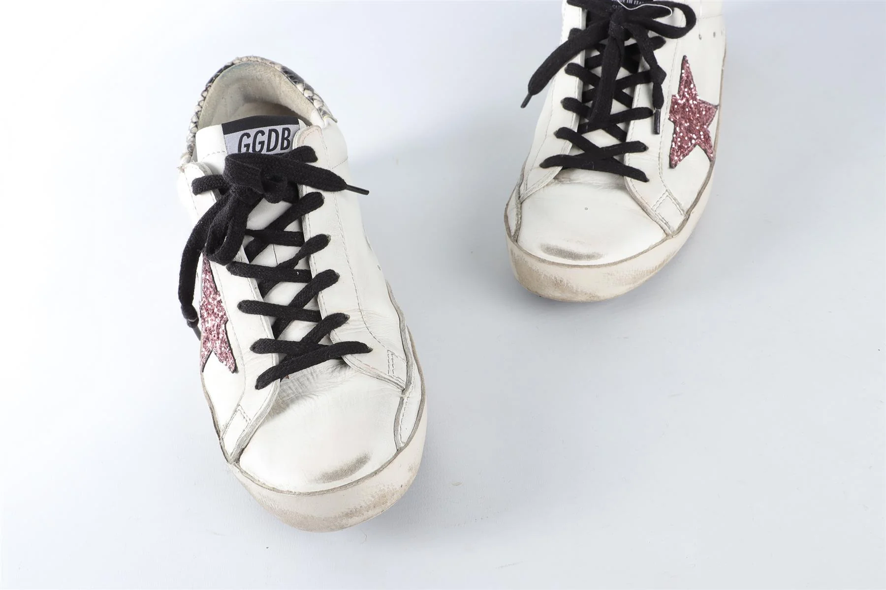 GOLDEN GOOSE DELUXE BRAND WHITE SUPERSTAR LEATHER SNEAKERS EU 38 UK 5 US 8 - Image 4