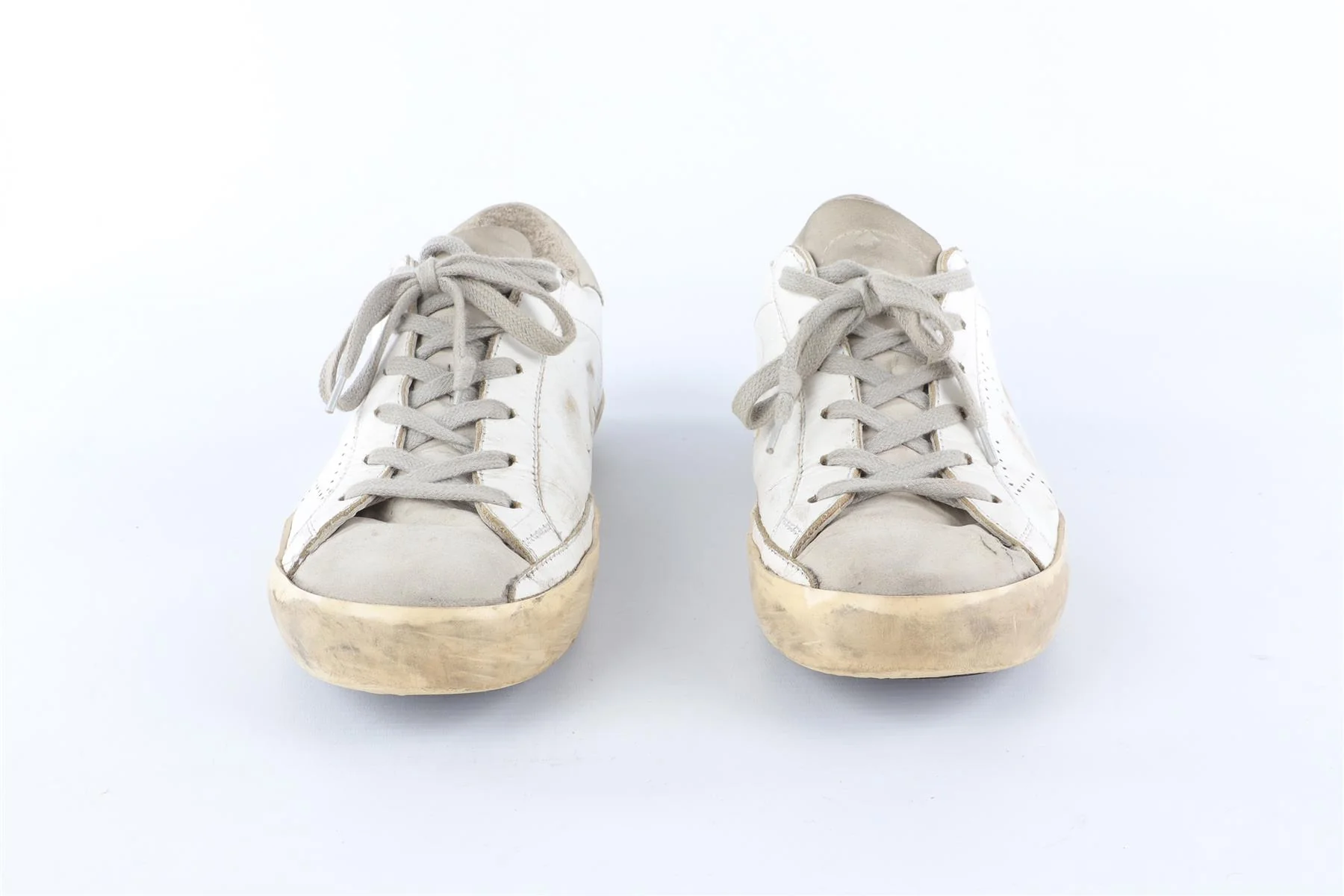 GOLDEN GOOSE DELUXE BRAND WHITE SUPERSTAR LEATHER SNEAKERS EU 39 UK 6 US 9 - Image 3