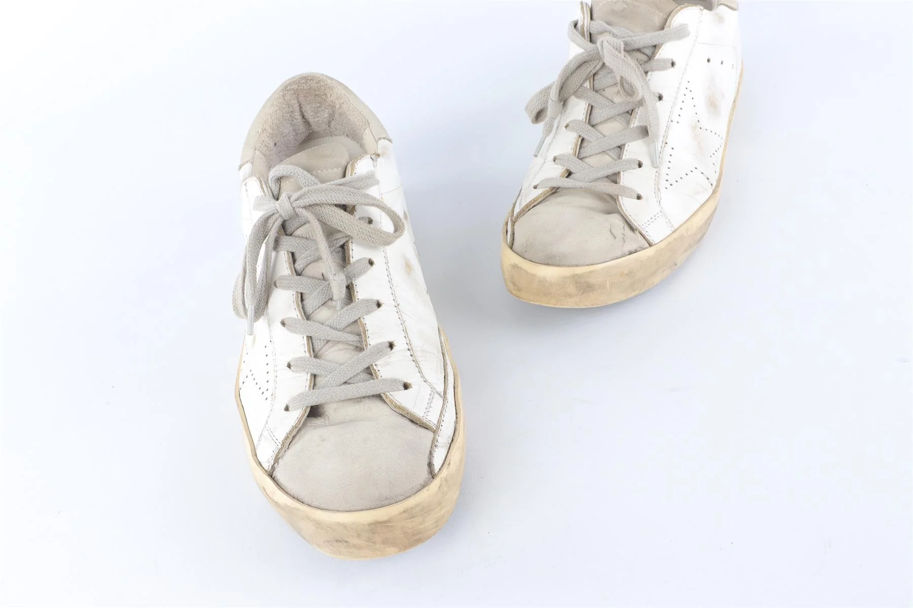 GOLDEN GOOSE DELUXE BRAND WHITE SUPERSTAR LEATHER SNEAKERS EU 39 UK 6 US 9 - Image 4