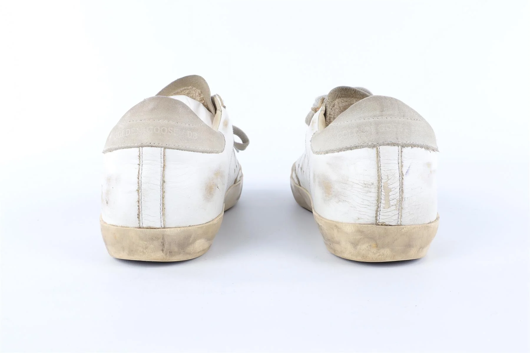GOLDEN GOOSE DELUXE BRAND WHITE SUPERSTAR LEATHER SNEAKERS EU 39 UK 6 US 9 - Image 5
