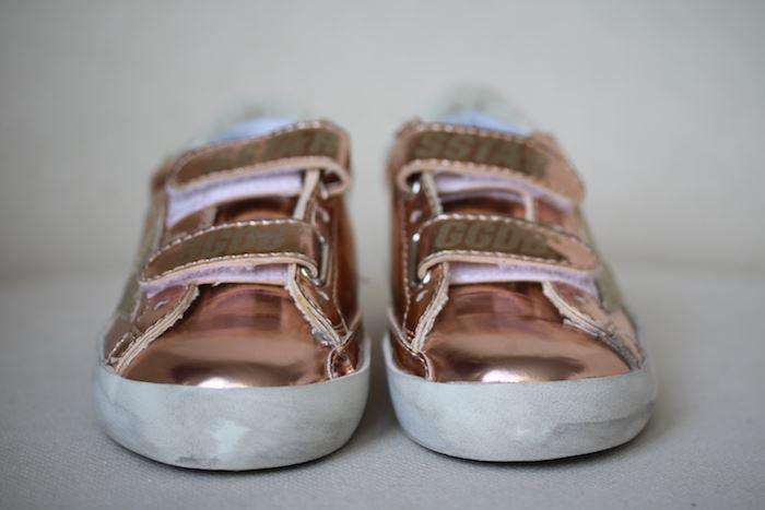 GOLDEN GOOSE FOR BONPOINT KIDS SUPERSTAR METALLIC PINK TRAINERS EU 26 UK 9 - Image 2