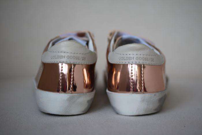 GOLDEN GOOSE FOR BONPOINT KIDS SUPERSTAR METALLIC PINK TRAINERS EU 26 UK 9 - Image 3
