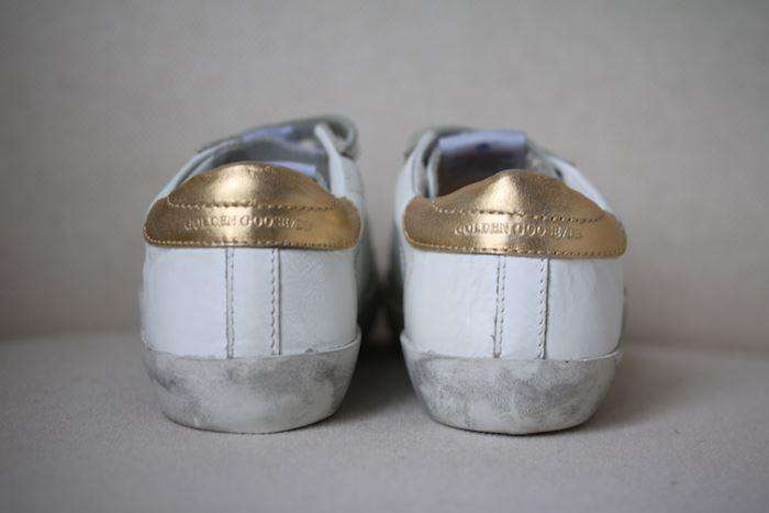 GOLDEN GOOSE FOR BONPOINT LTD EDITION KIDS WHITE TRAINERS EU 26 UK 8.5 - Image 3