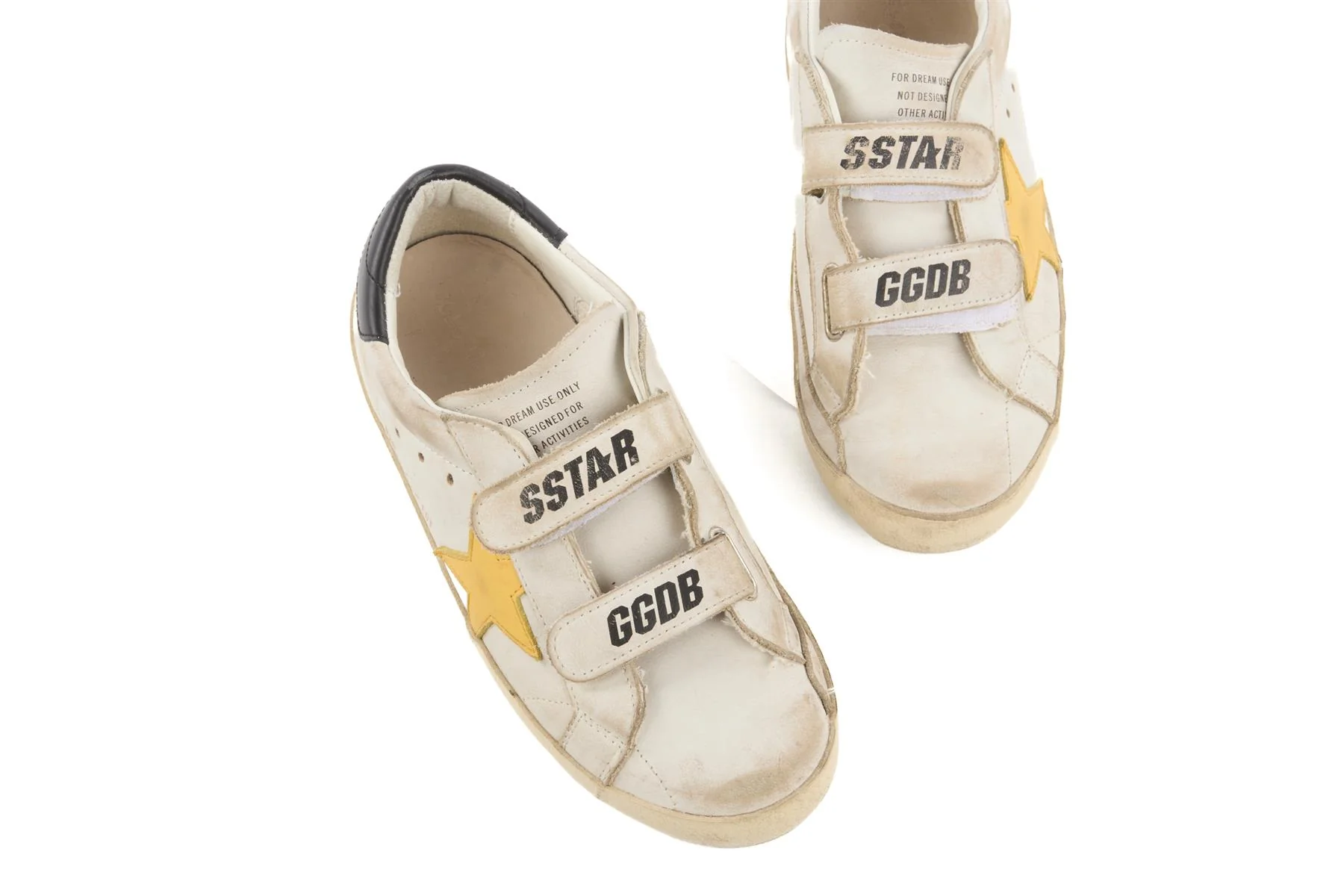 GOLDEN GOOSE WHITE KIDS BOYS SNEAKERS EU 33 UK 1 US 2 - Image 4