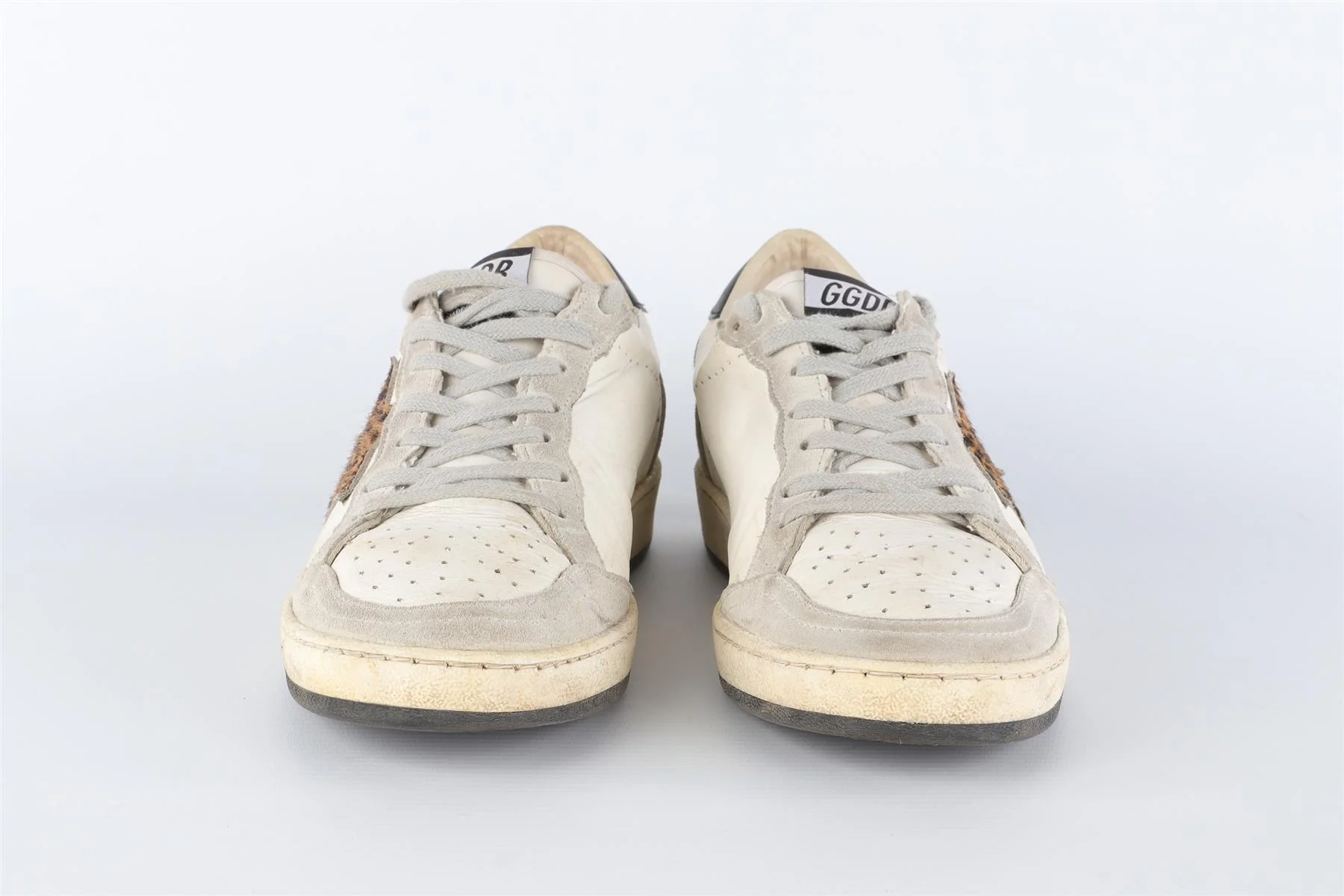 GOLDEN GOOSE WHITE SUPER STAR LEATHER SNEAKERS EU 40 UK 7 US 10 - Image 3