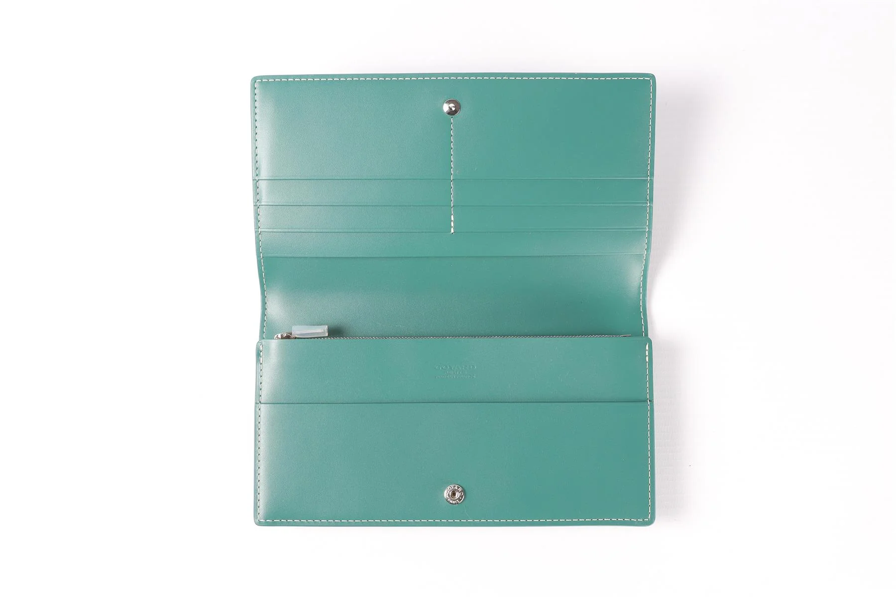 GOYARD GREEN RICHELIEU COATED CANVAS WALLET - Image 10