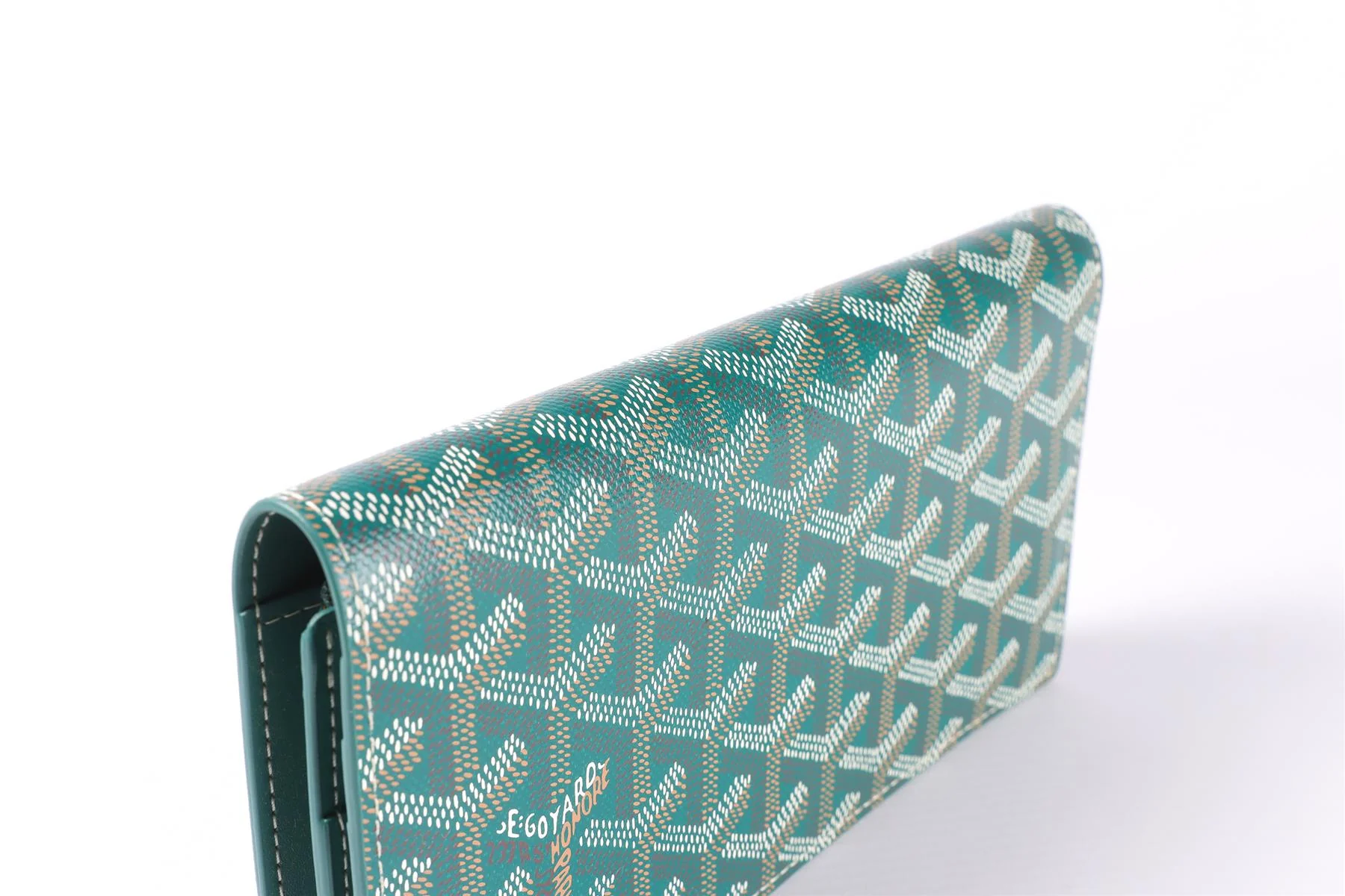 GOYARD GREEN RICHELIEU COATED CANVAS WALLET - Image 7