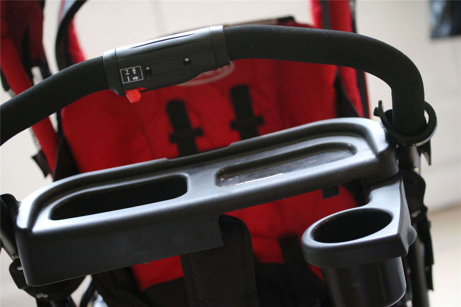 GRACO READY TO GROW TWIN AND DOUBLE PUSHCHAIR STROLLER IN CHILLI SPORT - Image 4