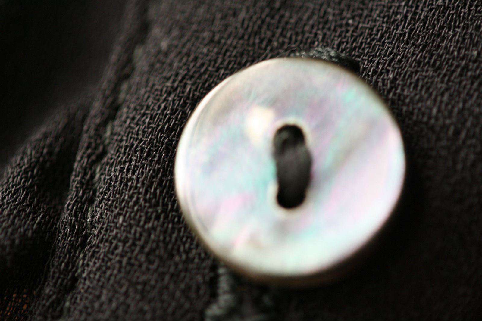 GRAHAM AND SPENCER BLACK SILK BLOUSE TOP SMALL - Image 3