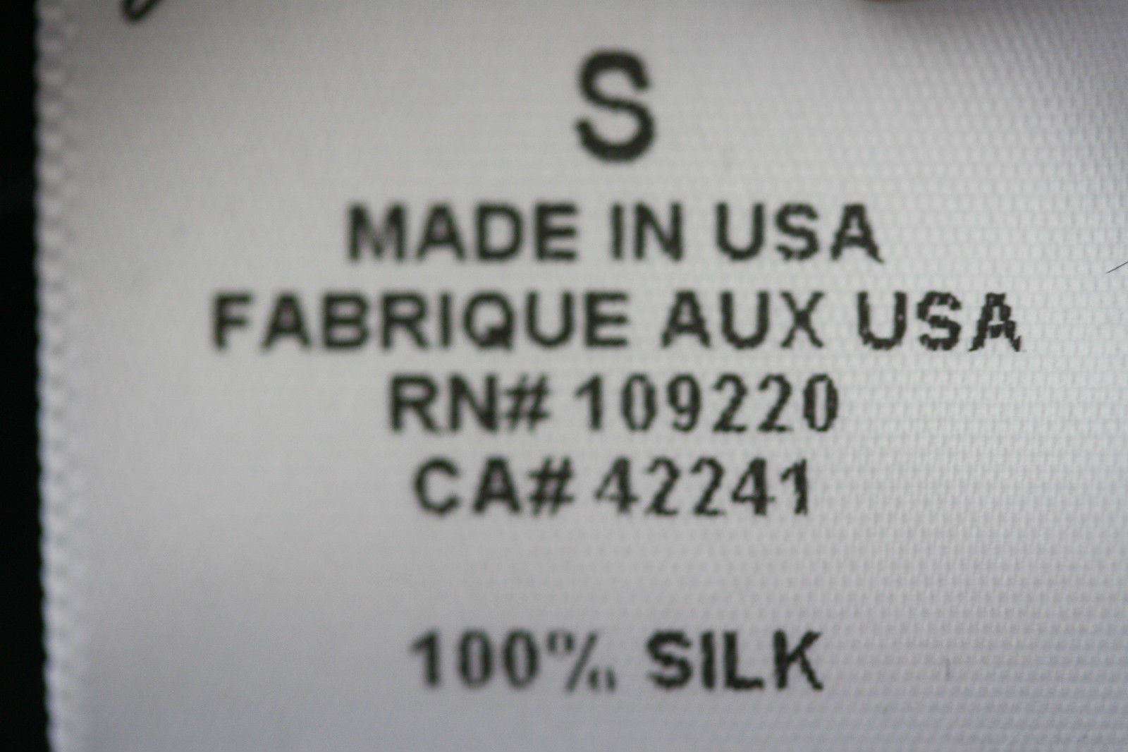 GRAHAM AND SPENCER BLACK SILK BLOUSE TOP SMALL - Image 7