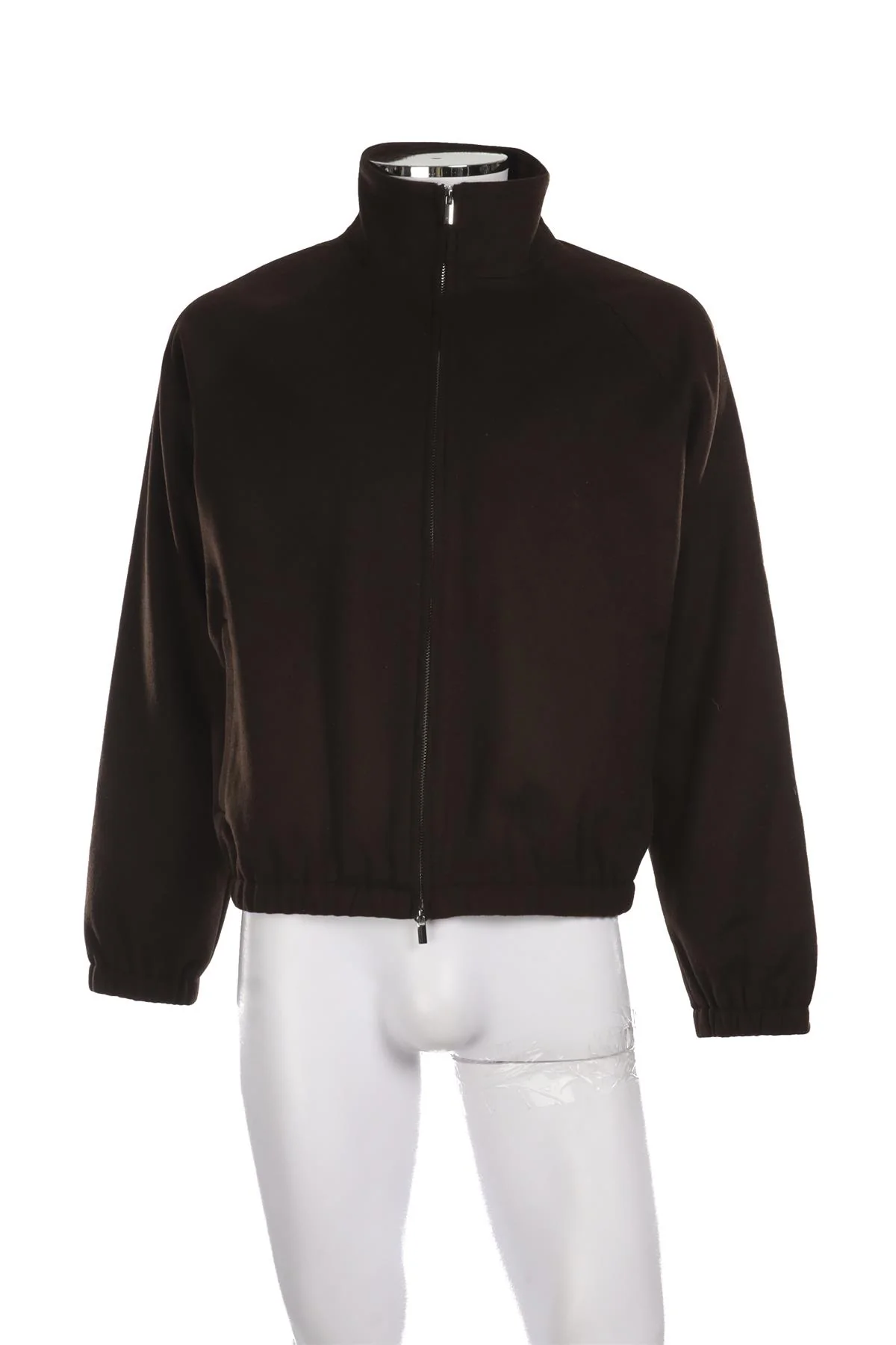 GRAND LE MAR BROWN MENS WOOL JACKET SMALL - Image 2