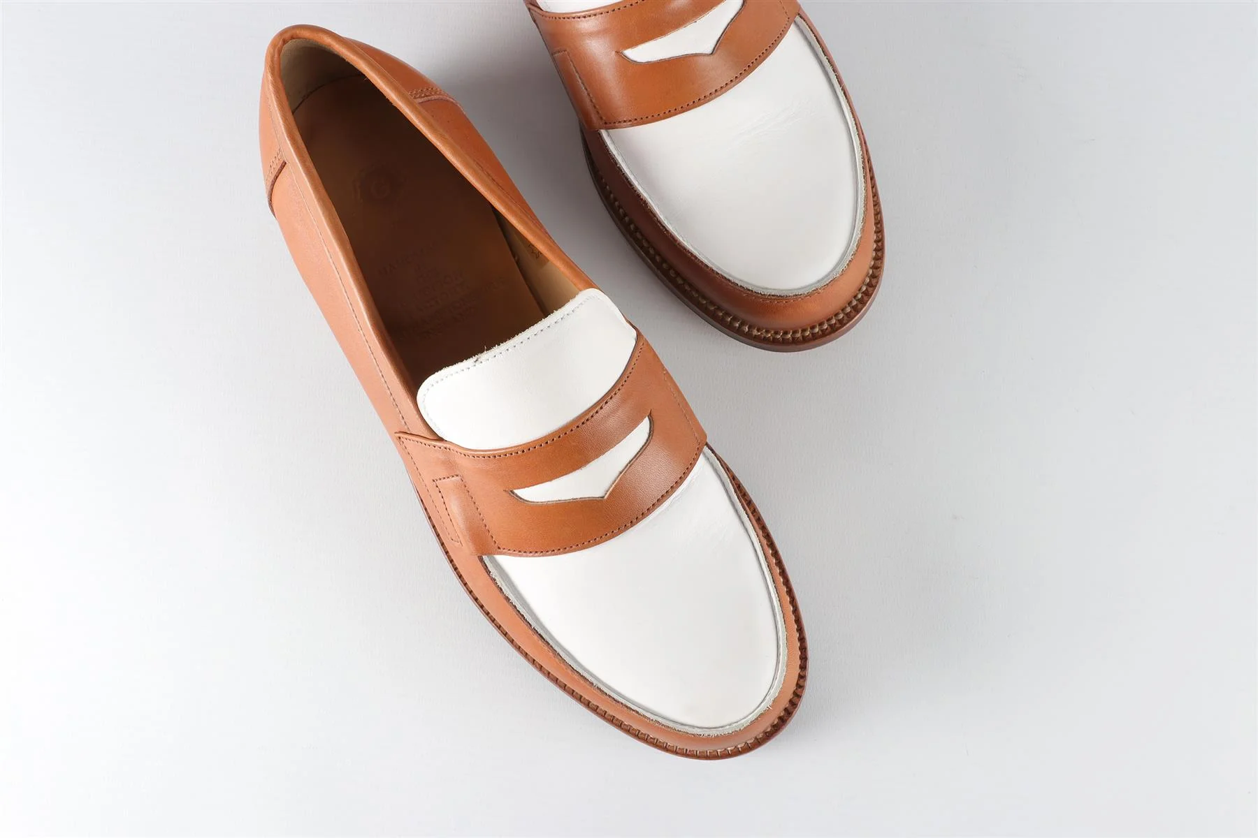 GRENSON BROWN MEN'S LEATHER LOAFERS EU 41.5 UK 7.5 US 8.5 - Image 4