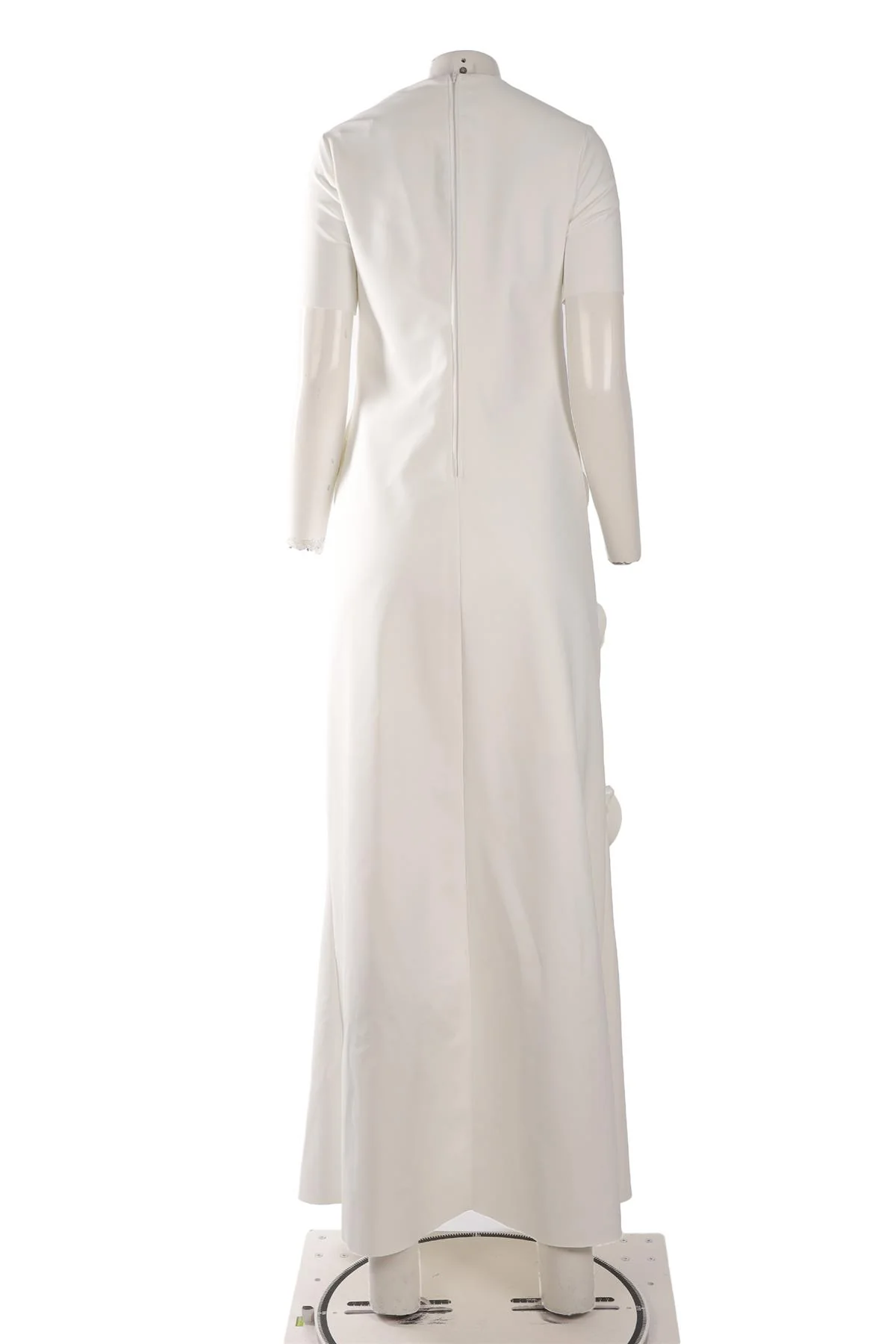 GRETA CONSTANTINE WHITE MAXI DRESS US 4 - Image 4