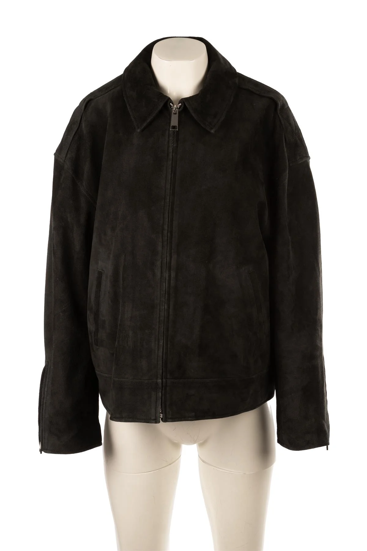 GRLFRND BLACK SUEDE JACKET SMALL - Image 2