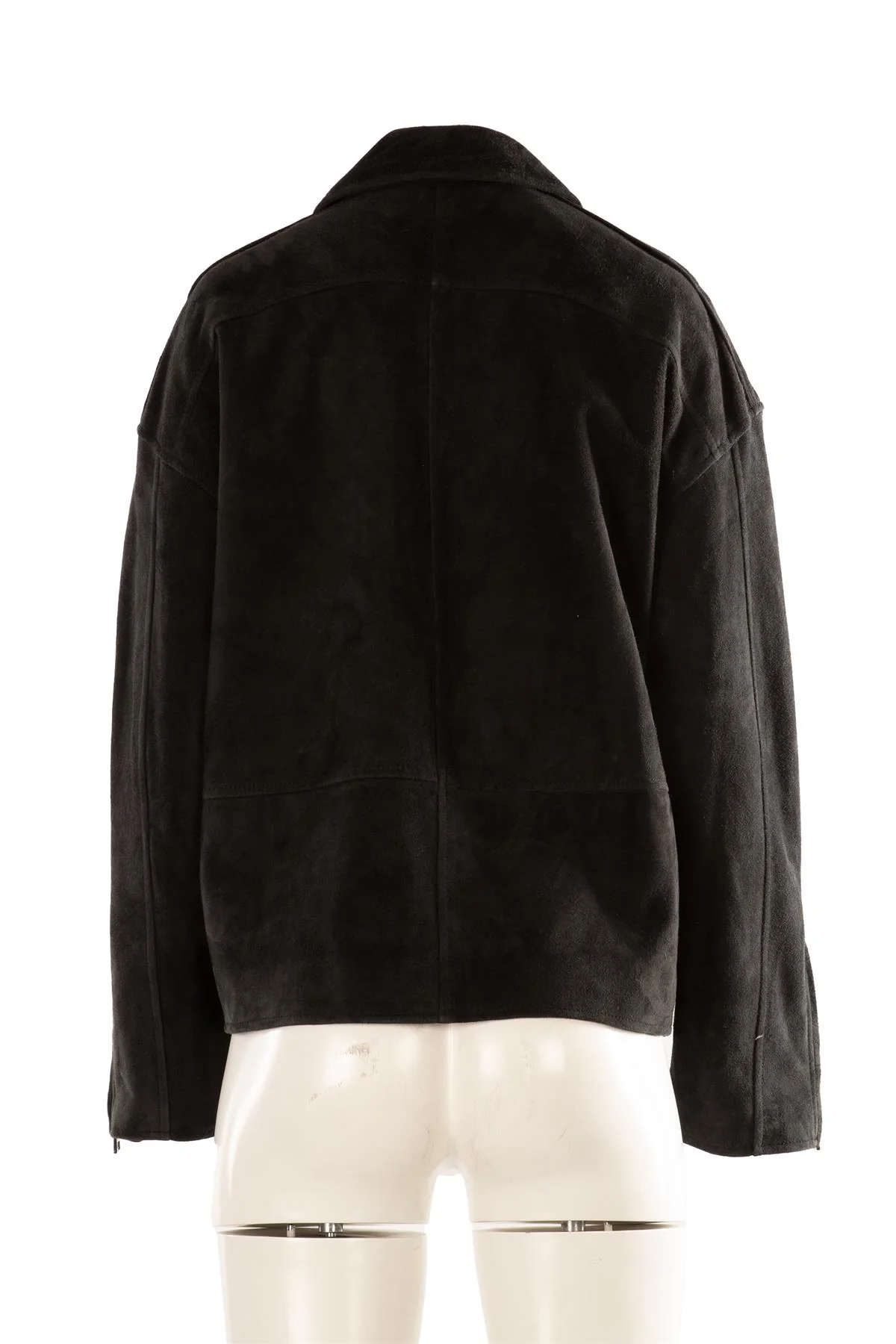 GRLFRND BLACK SUEDE JACKET SMALL - Image 4