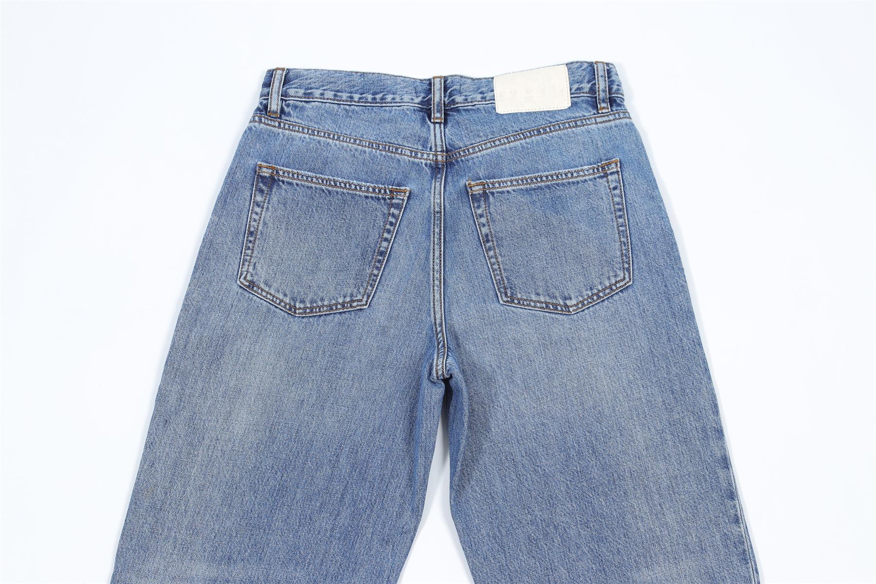 GRLFRND BLUE DENIM JEANS W24 UK 6 - Image 5