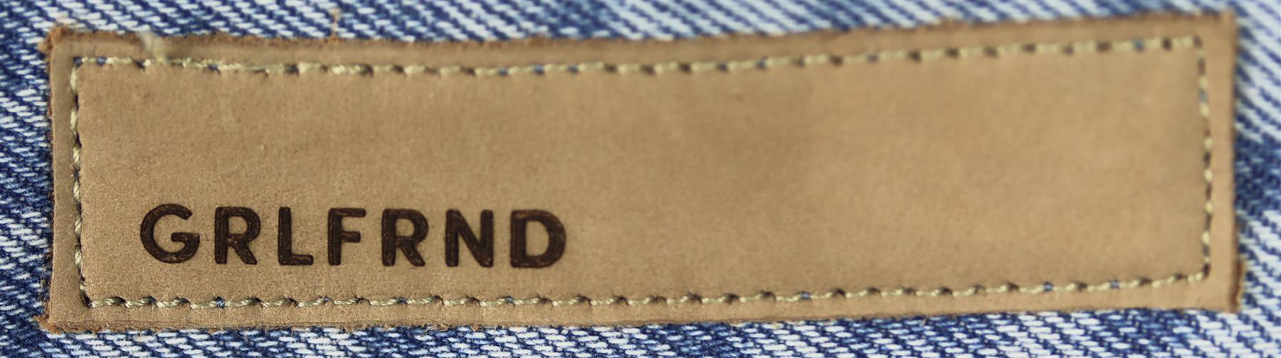 GRLFRND CINDY DISTRESSED DENIM SHORTS W 25 UK 6/8 - Image 4