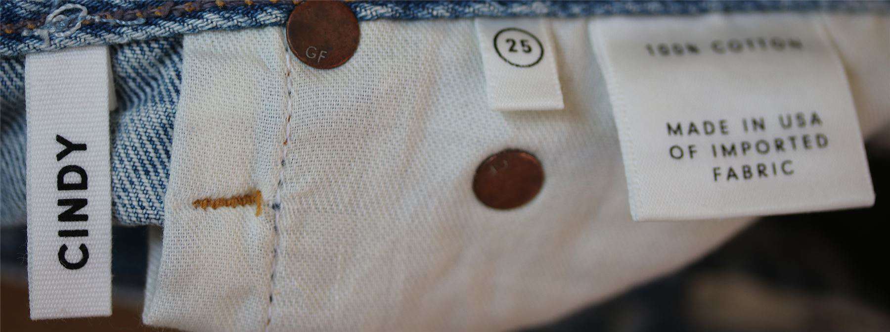 GRLFRND CINDY HIGH-WAISTED DENIM SHORTS IN CAN'T GET ENOUGH W25 UK 6/8 - Image 6
