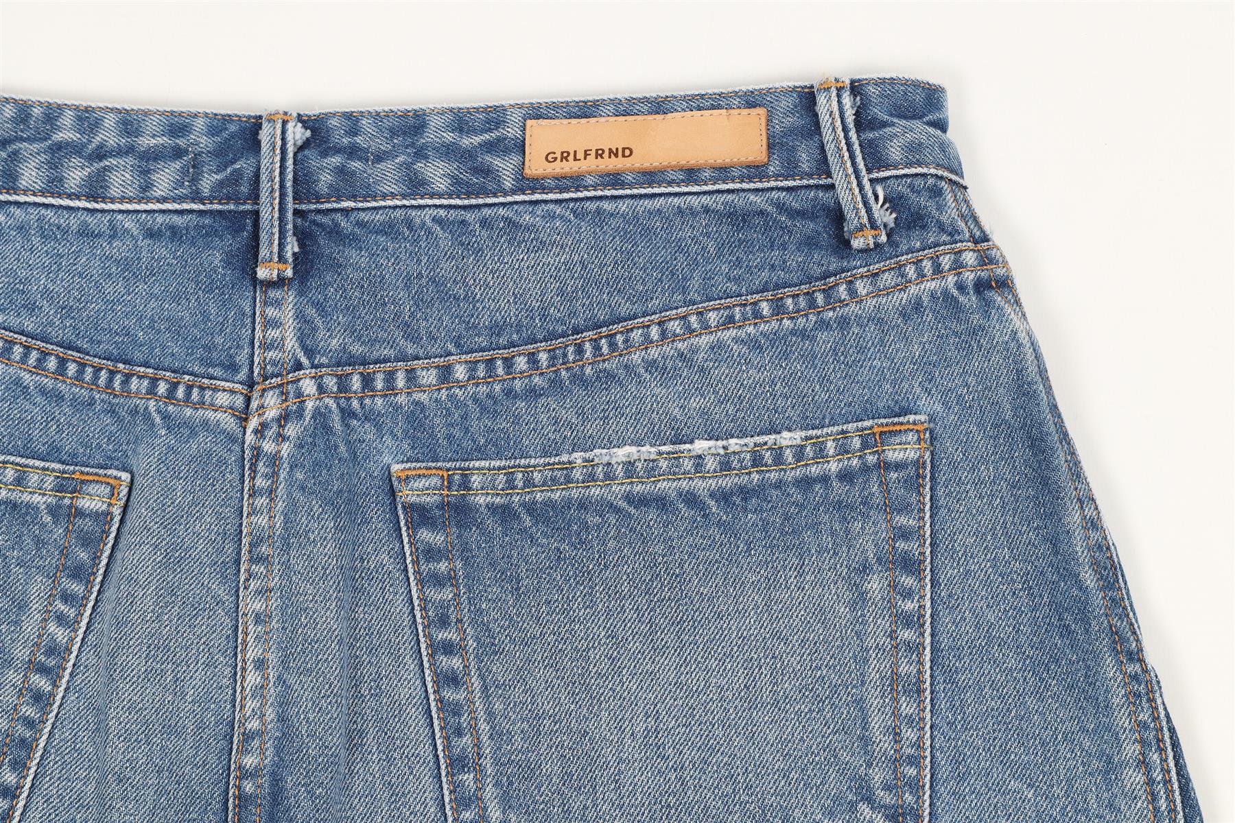 GRLFRND DENIM MINI SKIRT W30 UK12 - Image 5