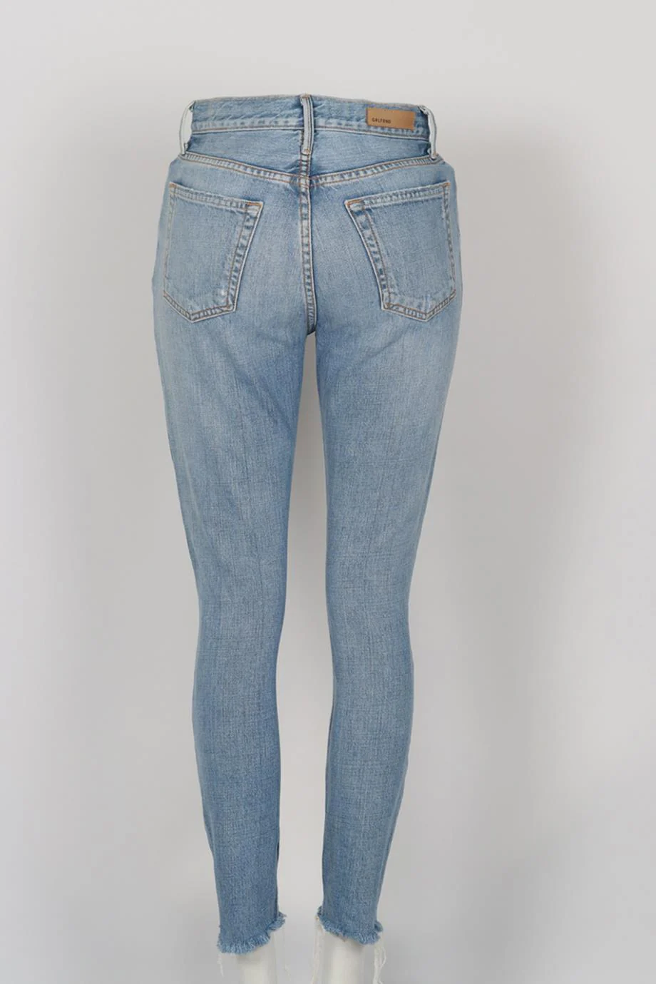 GRLFRND DISTRESSED HIGH RISE SKINNY JEANS W26 UK 8 - Image 4