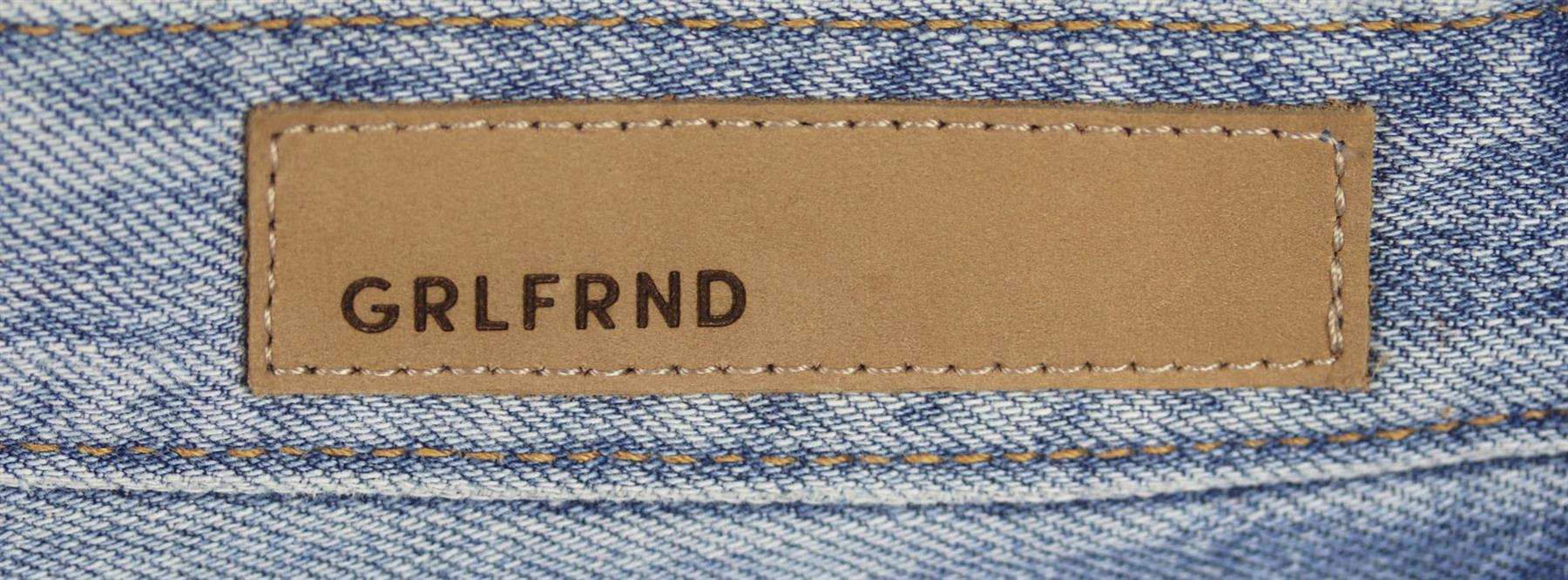 GRLFRND HELENA DISTRESSED DENIM SHORTS W26 UK 8 - Image 4