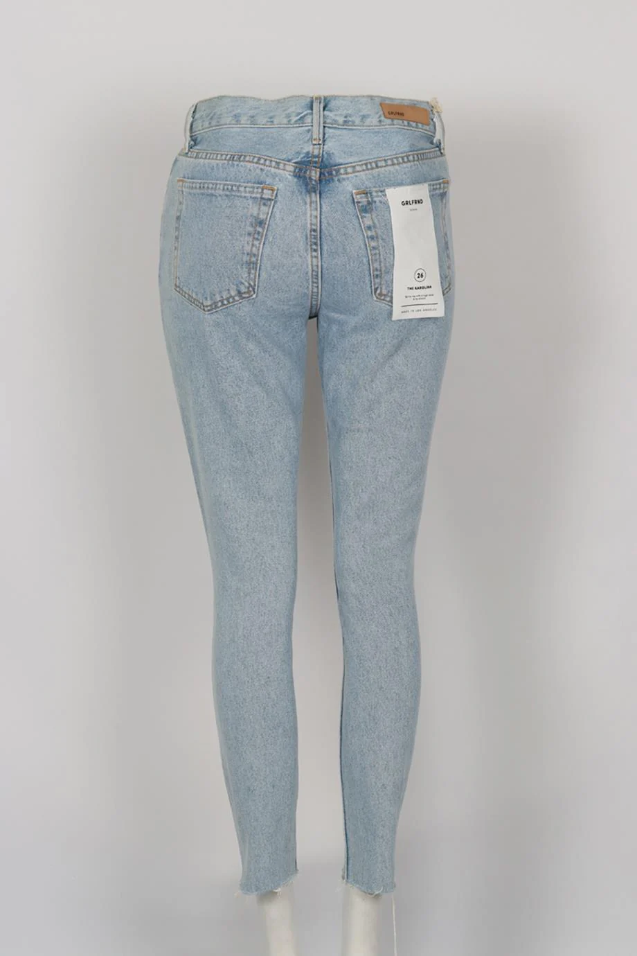 GRLFRND HIGH RISE SKINNY JEANS W26 UK 8 - Image 4