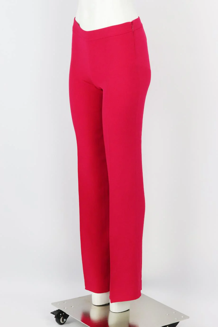 GUCCI 2013 SILK TWILL STRAIGHT LEG PANTS IT 38 UK 6 - Image 3