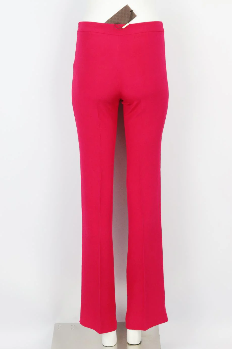 GUCCI 2013 SILK TWILL STRAIGHT LEG PANTS IT 38 UK 6 - Image 4