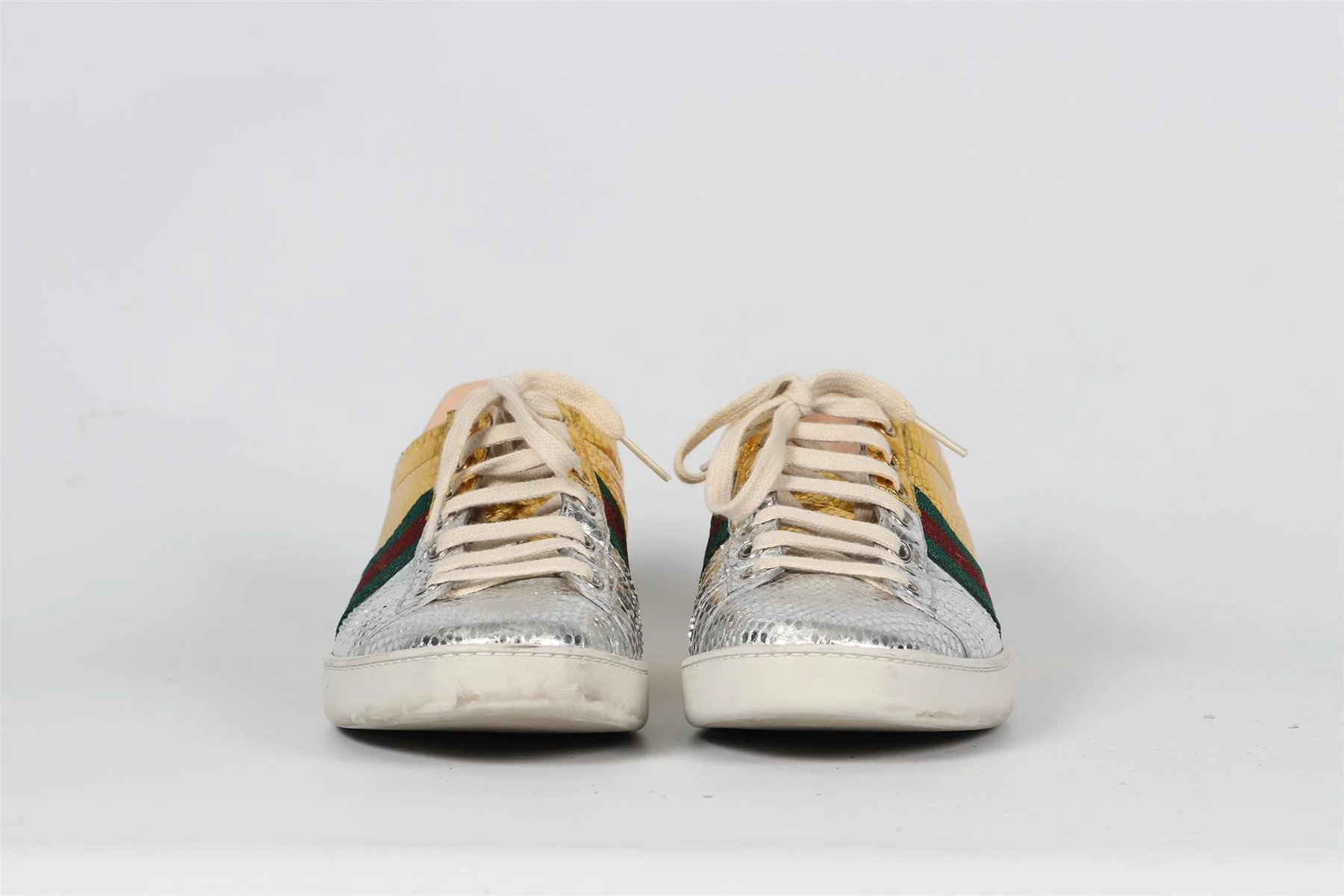 GUCCI ACE SNAKESKIN SNEAKERS EU 41 UK 8 US 11 - Image 3