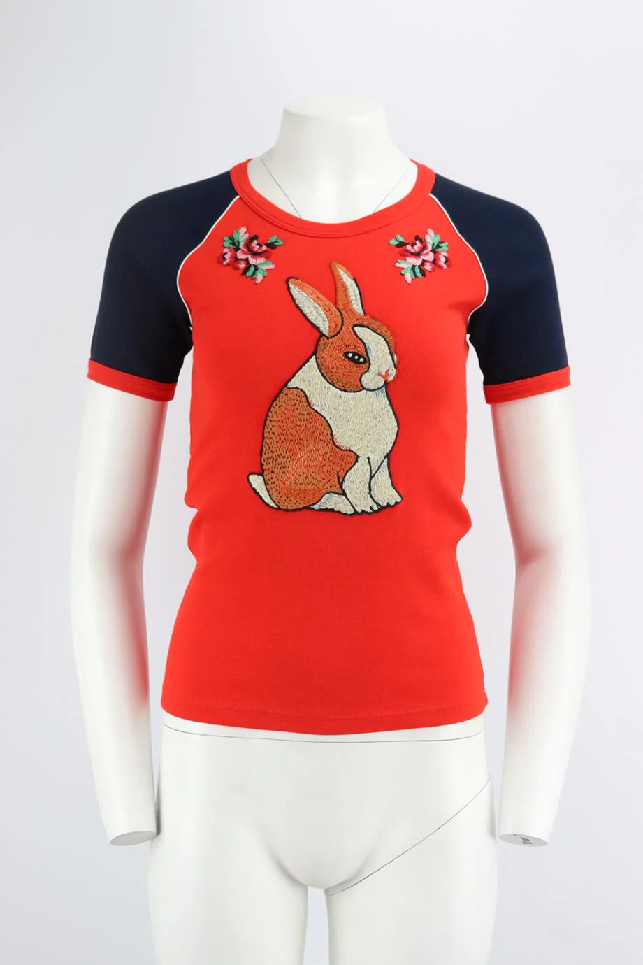 GUCCI APPLIQUÉD PRINTED COTTON JERSEY T-SHIRT XSMALL - Image 2