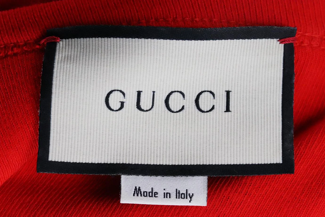 GUCCI APPLIQUÉD PRINTED COTTON JERSEY T-SHIRT XSMALL - Image 5