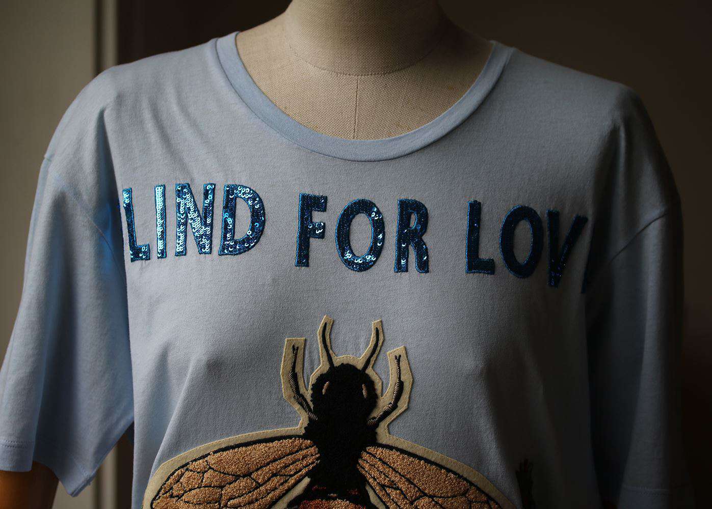 GUCCI APPLIQUÉD PRINTED COTTON-JERSEY T-SHIRT XSMALL - Image 4