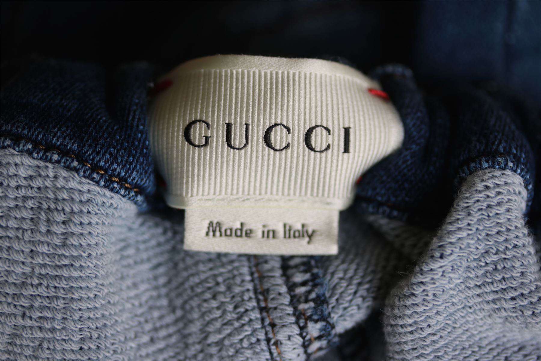 GUCCI BABY BLUE PATCH JEANS 12-18 MONTHS - Image 3