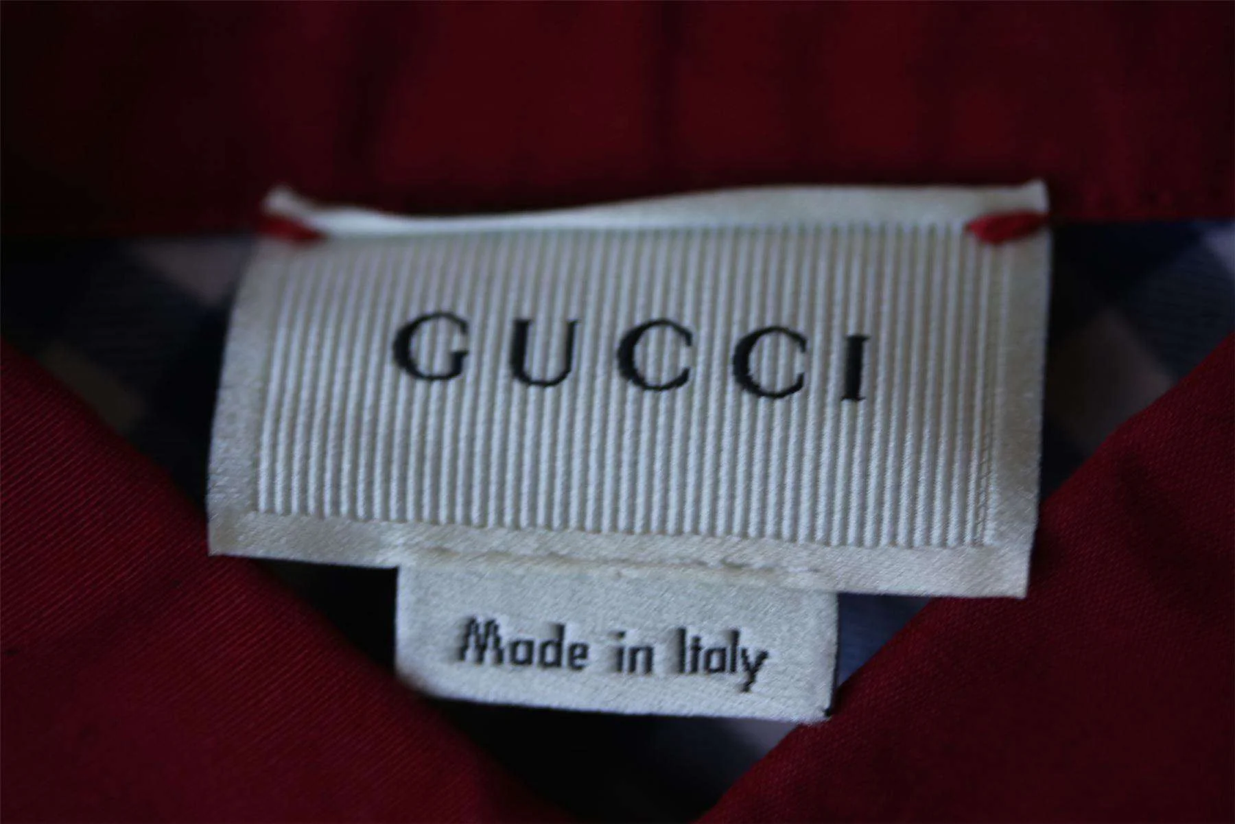 GUCCI BABY BOYS BLUE CHECKED SHIRT 9-12 MONTHS - Image 3