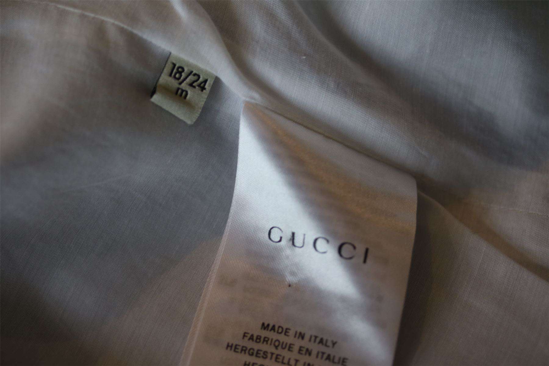 GUCCI BABY BOYS BLUE COTTON SUIT JACKET 18-24 MONTHS - Image 5