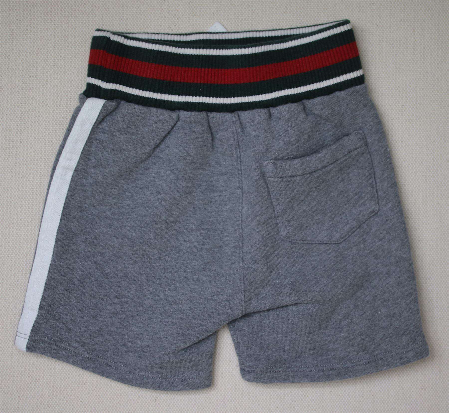 GUCCI BABY BOYS GREY JERSEY SHORTS 6-9 MONTHS - Image 3