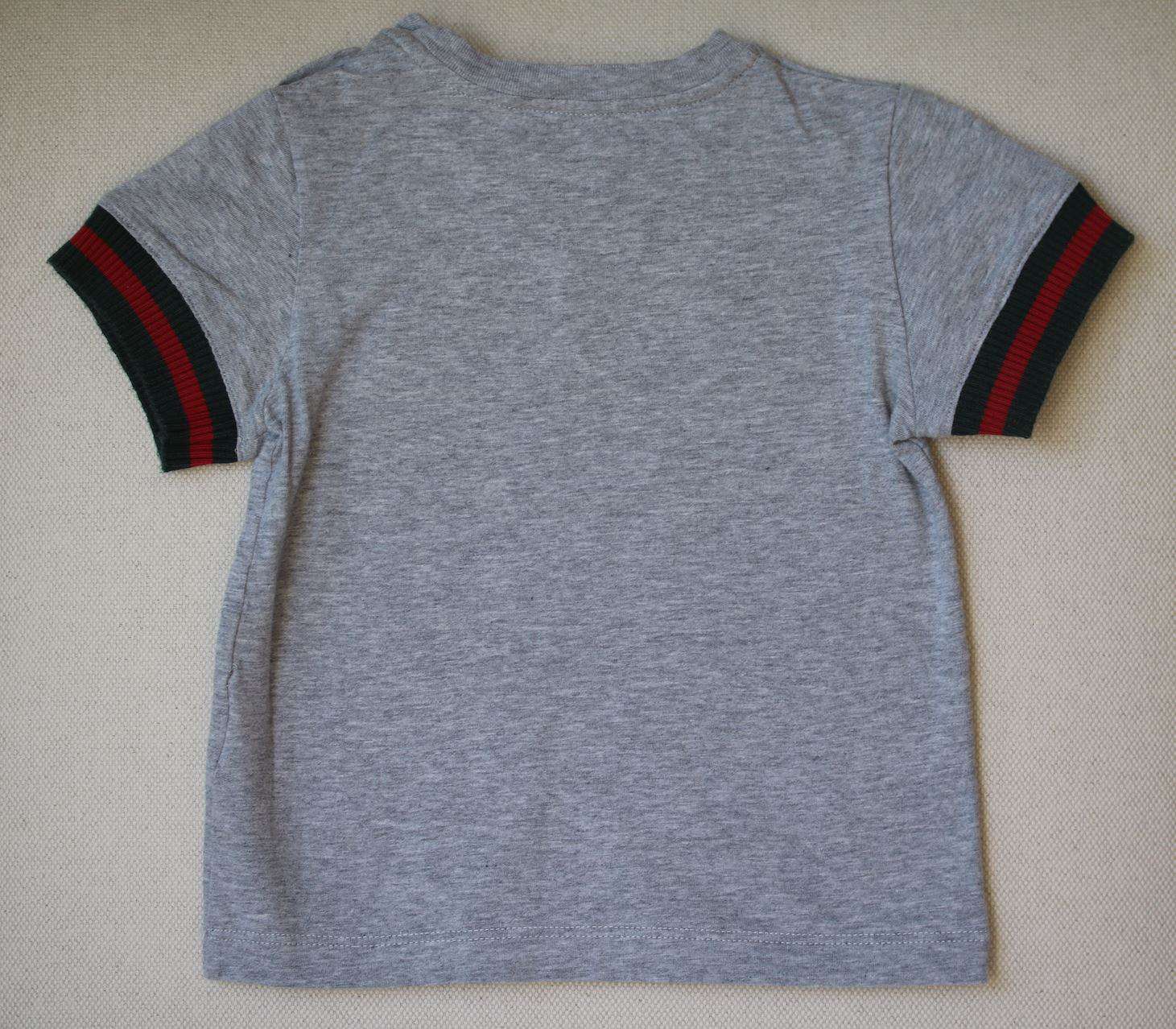 GUCCI BABY BOYS GREY WEB TOP 18-24 MONTHS - Image 2