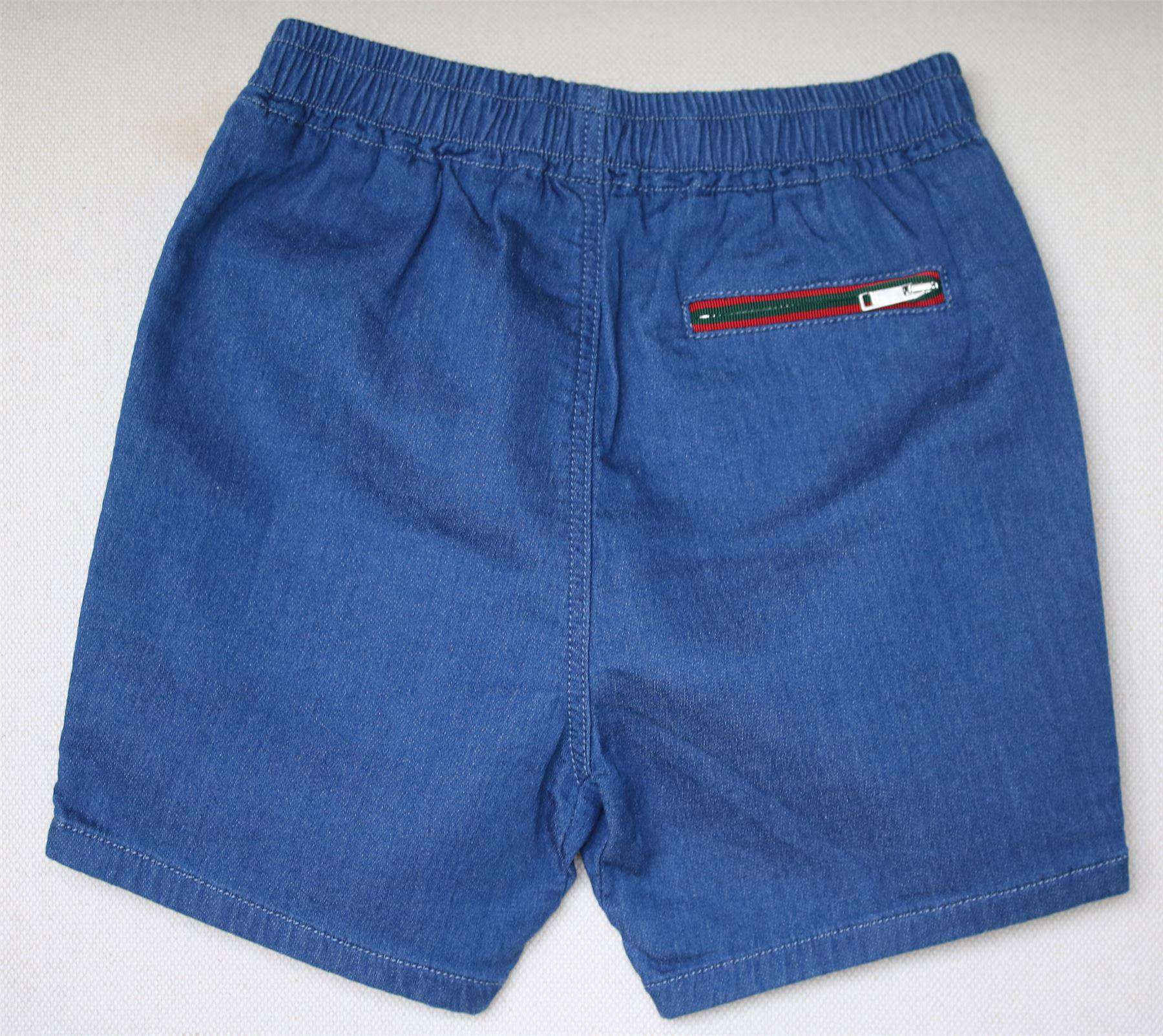 GUCCI BABY BOYS SOFT DENIM SHORTS 24 MONTHS - Image 3